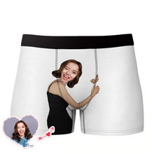 Load image into Gallery viewer, 功能迁移-定制单头像男士平角裤-CNK106X01-XS