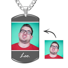 Load image into Gallery viewer, 功能迁移-定制图片不锈钢项链-GYKNL09X04