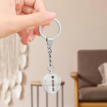 Load image into Gallery viewer, 功能迁移-心形水晶钥匙扣-SKL044X03