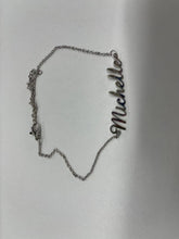 Load image into Gallery viewer, 定制设计器-名字脚链-B2BTJZFL10/B2BTZFL10