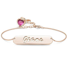 Load image into Gallery viewer, 定制设计器-换钻名字手链-TZSL27,TJZSL27,TGZSL27(B2B)