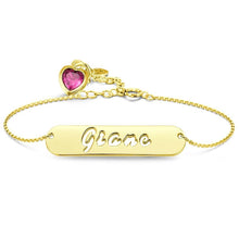 Load image into Gallery viewer, 定制设计器-换钻名字手链-TZSL27,TJZSL27,TGZSL27(B2B)