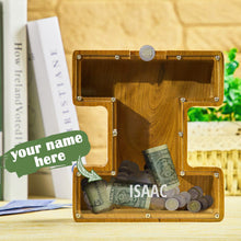 Load image into Gallery viewer, MM-刻字木质存钱罐摆件CBS793A-CBS793Z