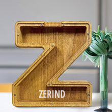 Load image into Gallery viewer, MM-刻字木质存钱罐摆件CBS793A-CBS793Z