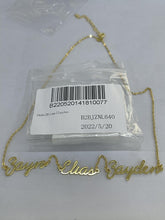 Load image into Gallery viewer, 定制设计器-名字项链-B2BJZNL860,B2BGZNL860,B2BZNL860(B2B)