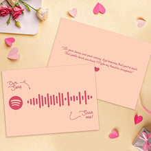 将图片加载到图库查看器,Custom Spotify Code Music Cards With Your Song