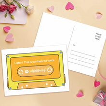 Load image into Gallery viewer, Custom spotify code Music Cards Magnetic Tape Style