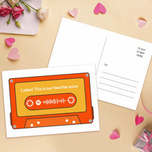 Load image into Gallery viewer, Custom spotify code Music Cards Magnetic Tape Style