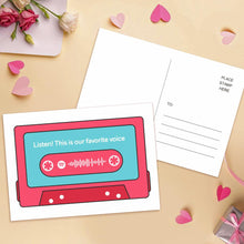 Load image into Gallery viewer, Custom spotify code Music Cards Magnetic Tape Style
