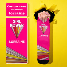 Load image into Gallery viewer, 定制设计器-女权刻字袜子CWZ1876-视觉开版