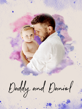 Load image into Gallery viewer, 刻字水彩油画CYH5096