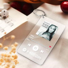 Load image into Gallery viewer, Custom Spotify Code Music Plaque Keychain(声田码扫描-钥匙链)