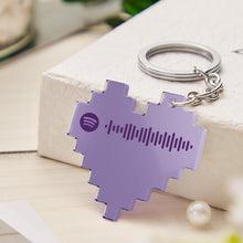 画像をギャラリービューアに読み込む, Custom Spotify Acrylic Keychain Personalized Spotify Code Keychain Gifts For Girlfriend
