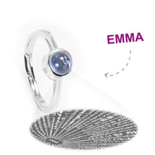 Load image into Gallery viewer, MM-自定义黑白投影戒指ZT7女戒TYNL27A