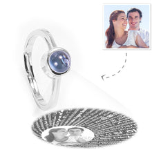 Load image into Gallery viewer, MM-自定义黑白投影戒指ZT7女戒TYNL27A