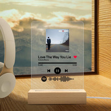 Load image into Gallery viewer, Custom Spotify Code Music Plaque Night Light (声田码扫描-夜灯)