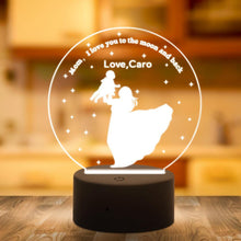 Load image into Gallery viewer, Custom 3D night light best anniversary gift for wife and baby - MyPhotoKeychain