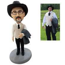 將圖片載入圖庫檢視器 Custom Bobbleheads Fully Body Customizable 1 Person  With Engraved Text
