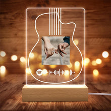 画像をギャラリービューアに読み込む, Spotify Code Color Light(木质底座)
