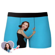 Load image into Gallery viewer, 功能迁移-定制单头像男士平角裤-CNK106X01-XS
