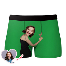 Load image into Gallery viewer, 功能迁移-定制单头像男士平角裤-CNK106X01-XS
