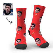 Load image into Gallery viewer, 功能迁移-定制头像袜子（爱心款式）-CWZ002-S
