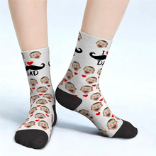 Load image into Gallery viewer, 功能迁移-定制头像袜子（父亲节主题）-CWZ533-S
