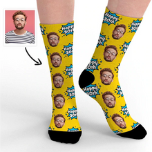 Load image into Gallery viewer, 功能迁移-定制头像袜（生日款）-CWZ672Y-S
