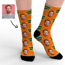 Load image into Gallery viewer, 功能迁移-定制头像袜（生日款）-CWZ672Y-S
