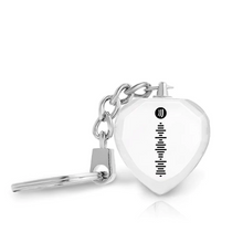 Load image into Gallery viewer, 功能迁移-心形水晶钥匙扣-SKL044X03
