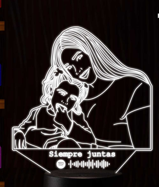 定制设计器-音轨传图描边夜灯-郑田鑫