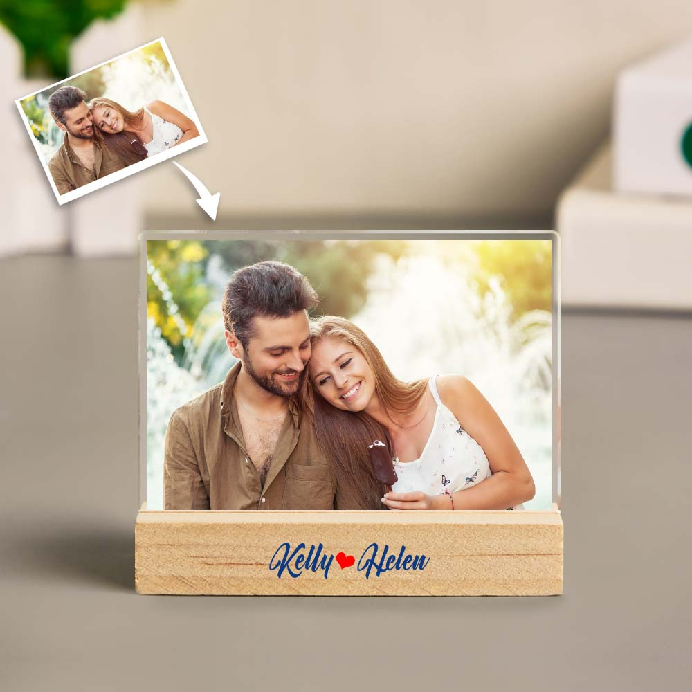 定制设计器-传图刻字木制底座亚克力摆件-CBS185