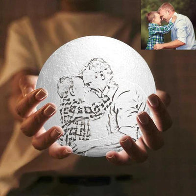 定制设计器--传图刻字月球灯-XHD025X03