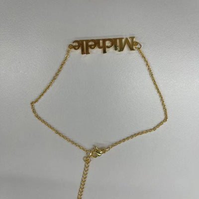 定制设计器-名字脚链-B2BTJZFL10/B2BTZFL10