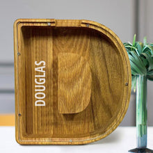 Load image into Gallery viewer, MM-刻字木质存钱罐摆件CBS793A-CBS793Z
