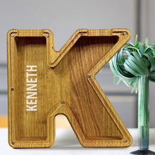 Load image into Gallery viewer, MM-刻字木质存钱罐摆件CBS793A-CBS793Z
