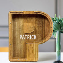 Load image into Gallery viewer, MM-刻字木质存钱罐摆件CBS793A-CBS793Z
