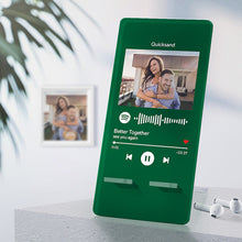 画像をギャラリービューアに読み込む, Custom Spotify Code Cell Mobile Phone Stands Scannable Spotify Code Photo Frame Album for Office Desk Gift
