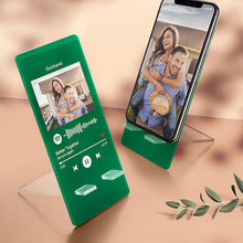 画像をギャラリービューアに読み込む, Custom Spotify Code Cell Mobile Phone Stands Scannable Spotify Code Photo Frame Album for Office Desk Gift
