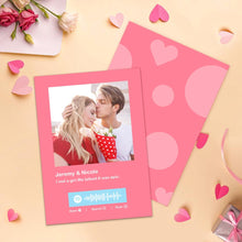 画像をギャラリービューアに読み込む, Custom Spotify Code Music Cards Multicolors Cards For Valentine's Day Cards ForAnniversary
