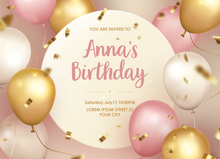 将图片加载到图库查看器，birthday-invitation-card（生日邀请卡 | 动态周岁）
