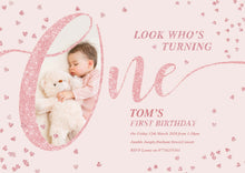 将图片加载到图库查看器，birthday-invitation-card（生日邀请卡 | 一周岁）
