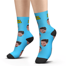 画像をギャラリービューアに読み込む, Custom Face Socks - Colorful
