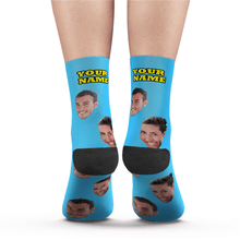 画像をギャラリービューアに読み込む, Custom Face Socks - Colorful
