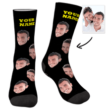 画像をギャラリービューアに読み込む, Custom Face Socks - Colorful
