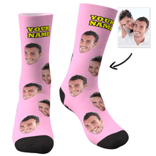 画像をギャラリービューアに読み込む, Custom Face Socks - Colorful

