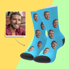 Load image into Gallery viewer, Custom Face Photo Colorful Socks
