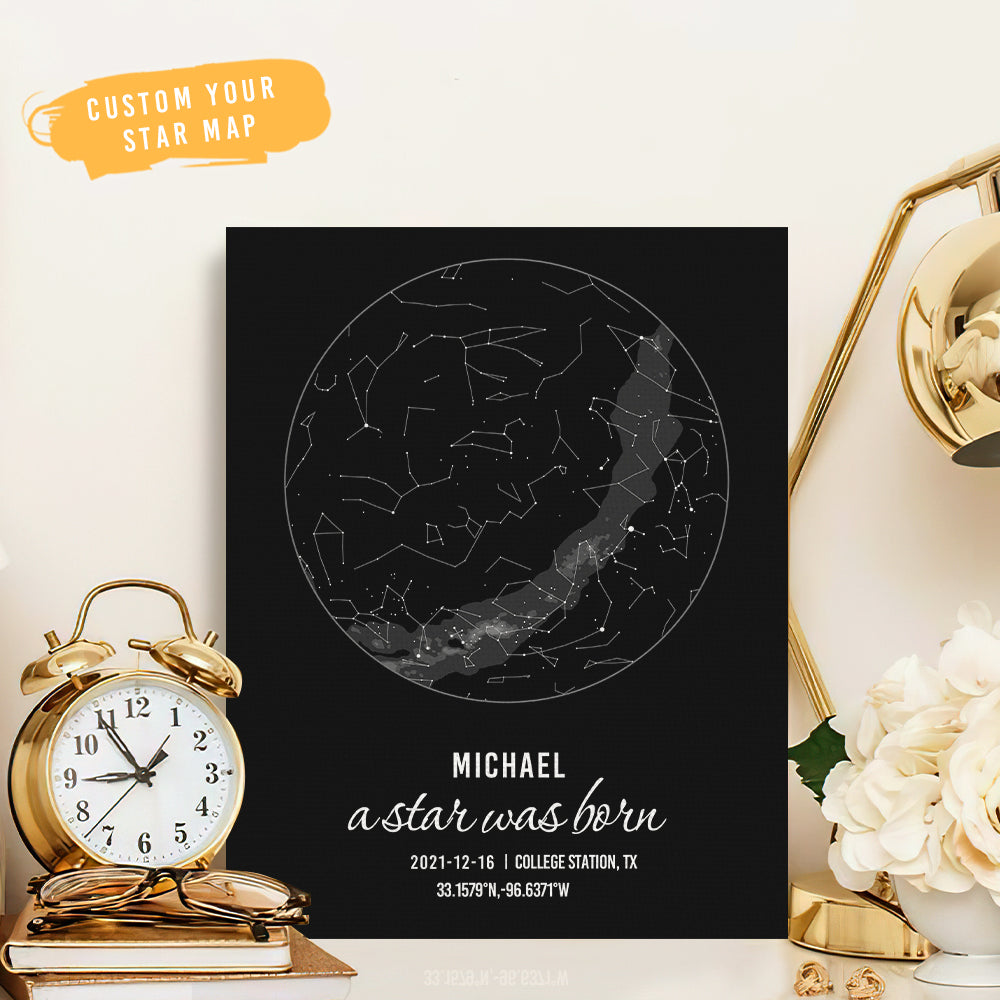 定制设计器-赵婷婷星象图油画CYH2678