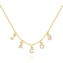 Load image into Gallery viewer, MM-刻字名字项链GZNL235、JZNL235、ZNL235
