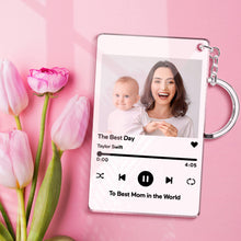 Load image into Gallery viewer, 定制设计器-spotify亚克力钥匙扣SKL1410-1412-高玥
